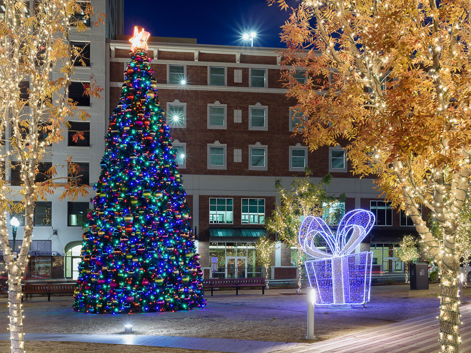 Christmas Tree at San Jacinto Plaza