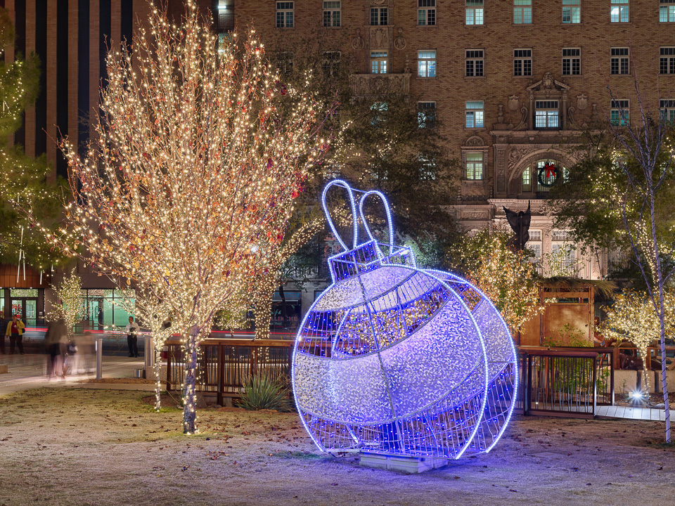 Christmas Decorations in Downtown El Paso