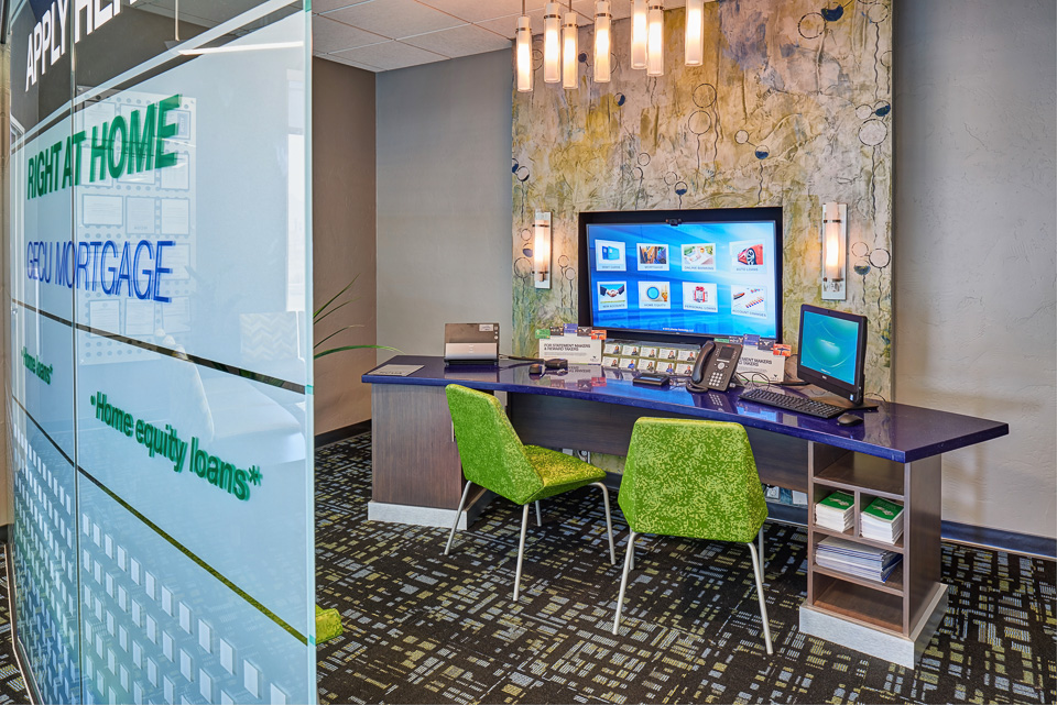 Business Location Photography GECU's Artcraft Branch El Paso