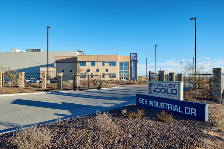 Architectural Photography of a Cold Storage Facility El Paso