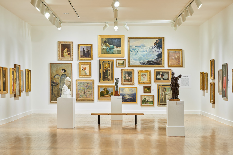 Interior photography of El Paso Museum of Art