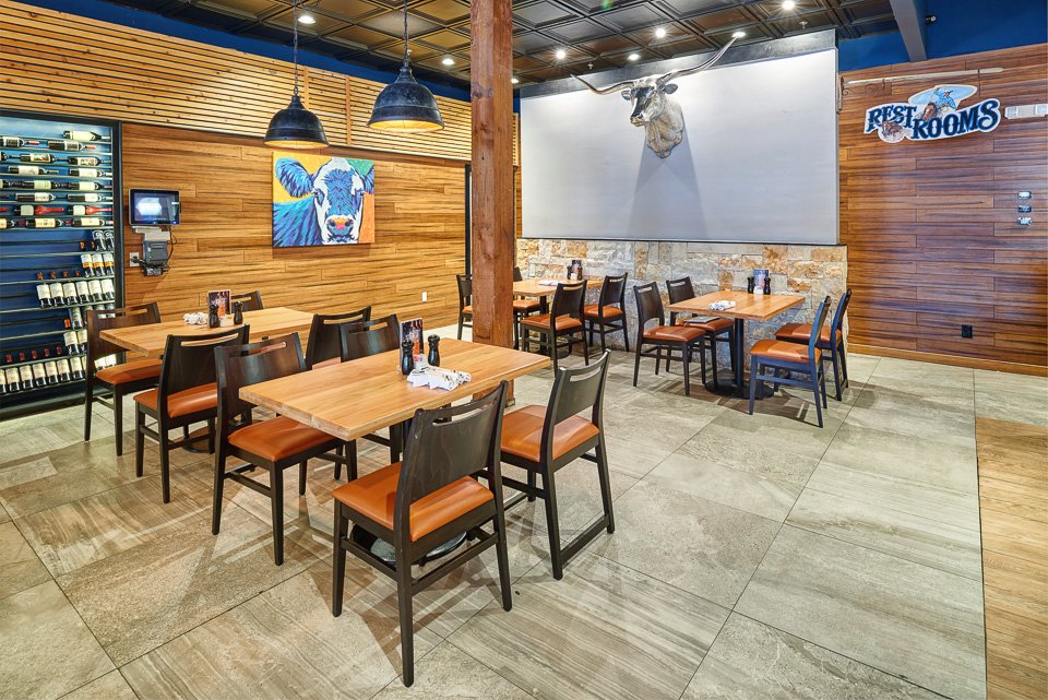 Interior Photography of West TX Chophouse