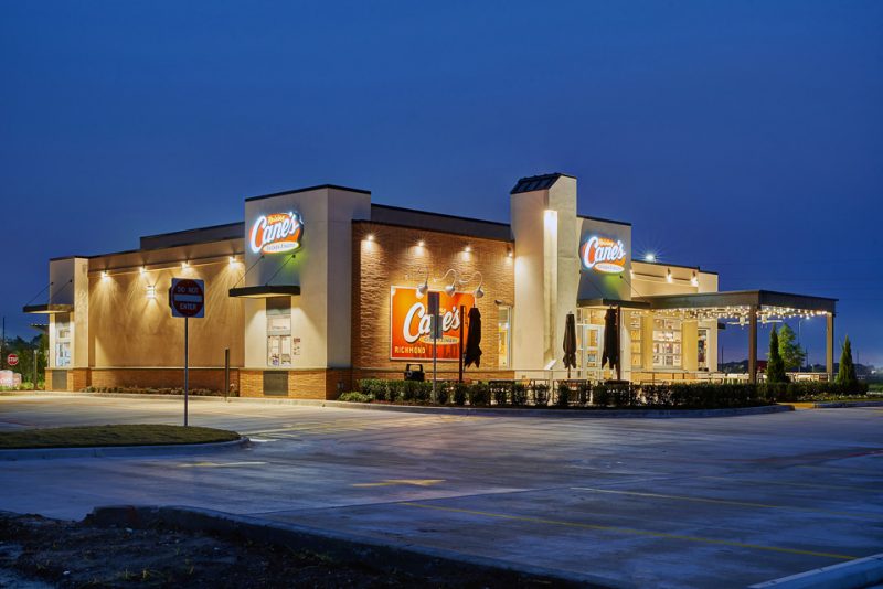 360degree Photography of Raising Cane's in Richmond, TX El Paso