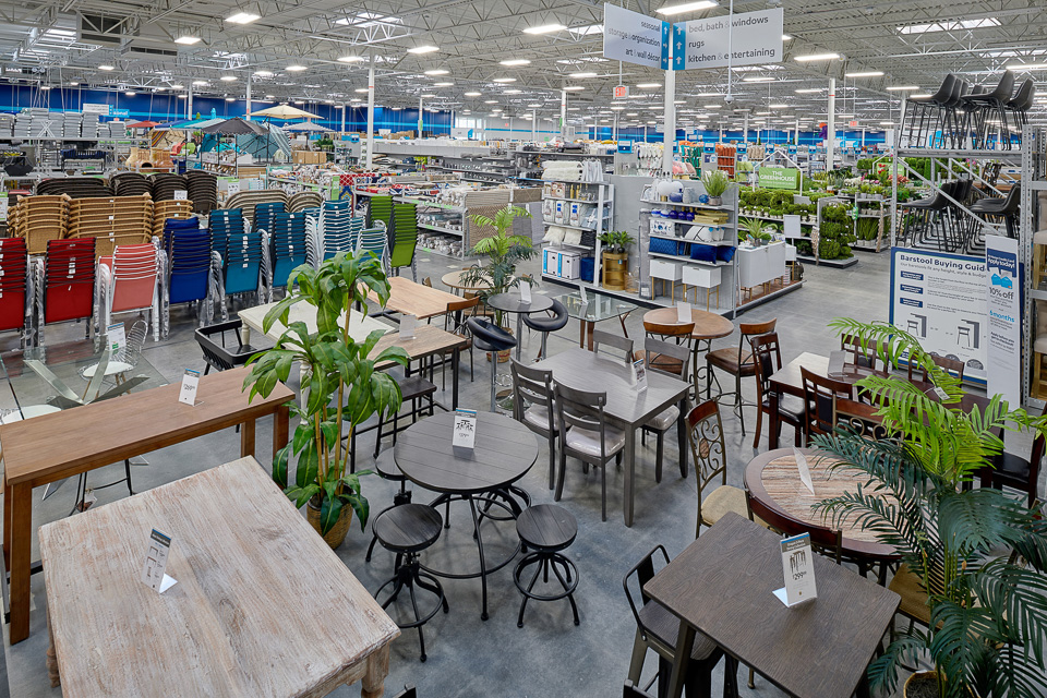 Architectural photography of store interior