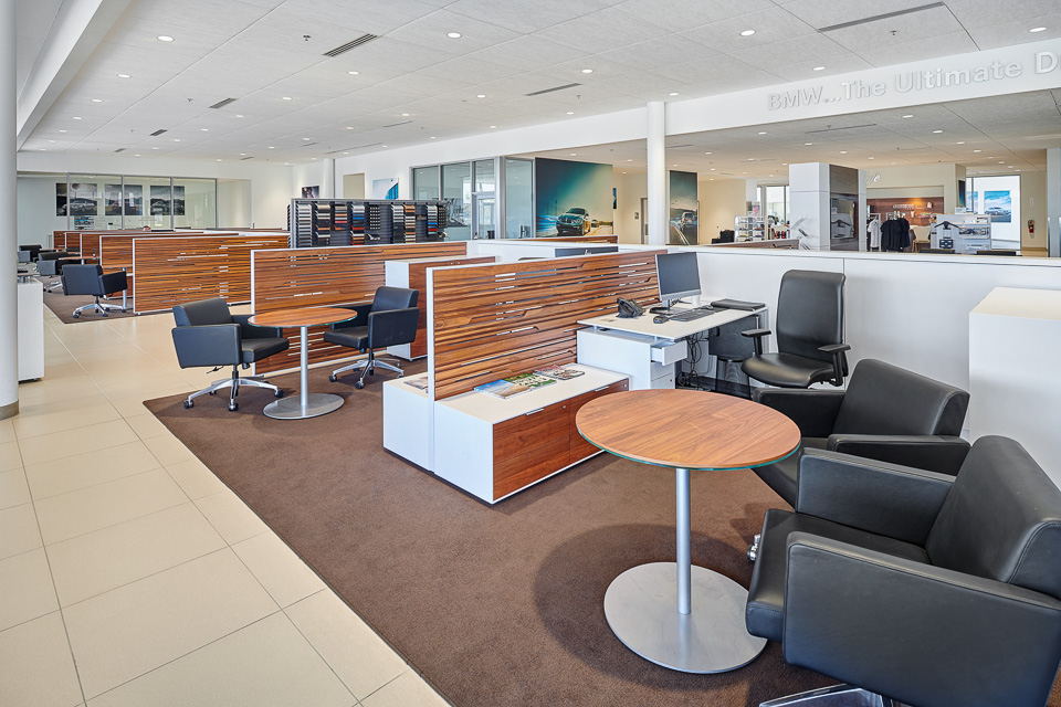 Interior Photography of BMW of El Paso