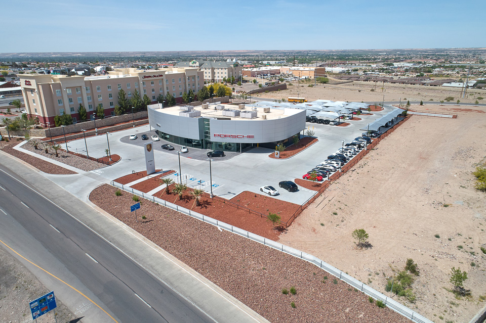 Aerial Photo of Porsche El Paso