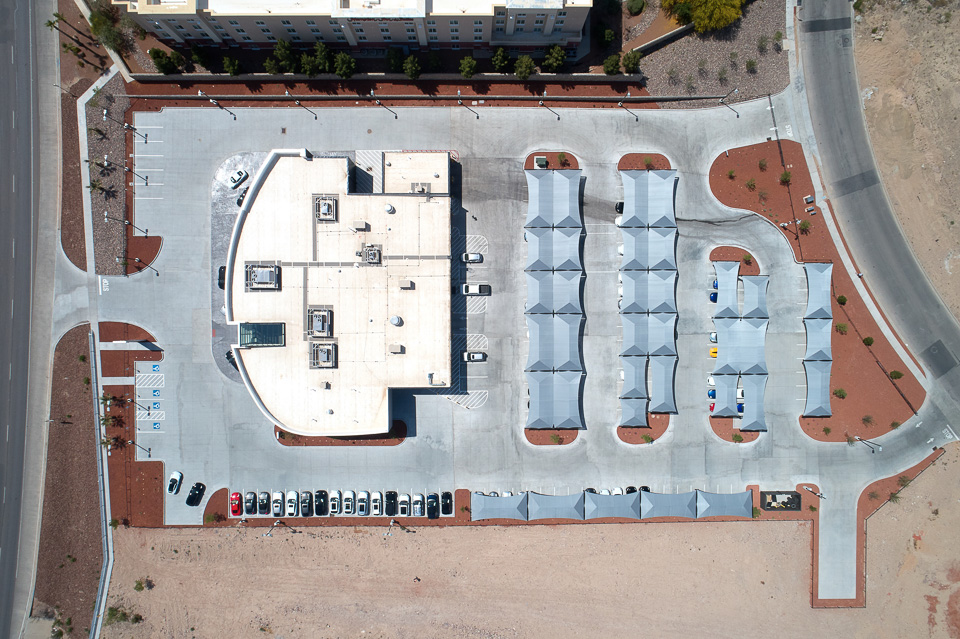 Drone photography in El Paso Porsche El Paso