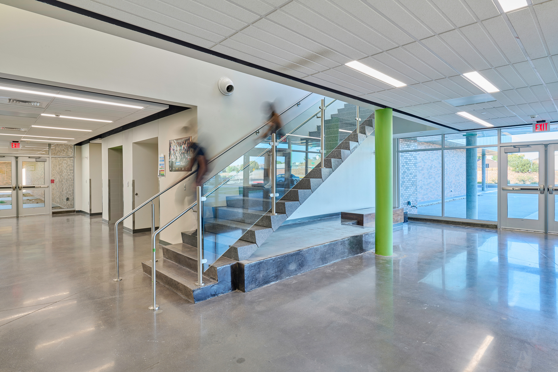 Interior Architectural Photography of Montwood High School in El Paso, Texas