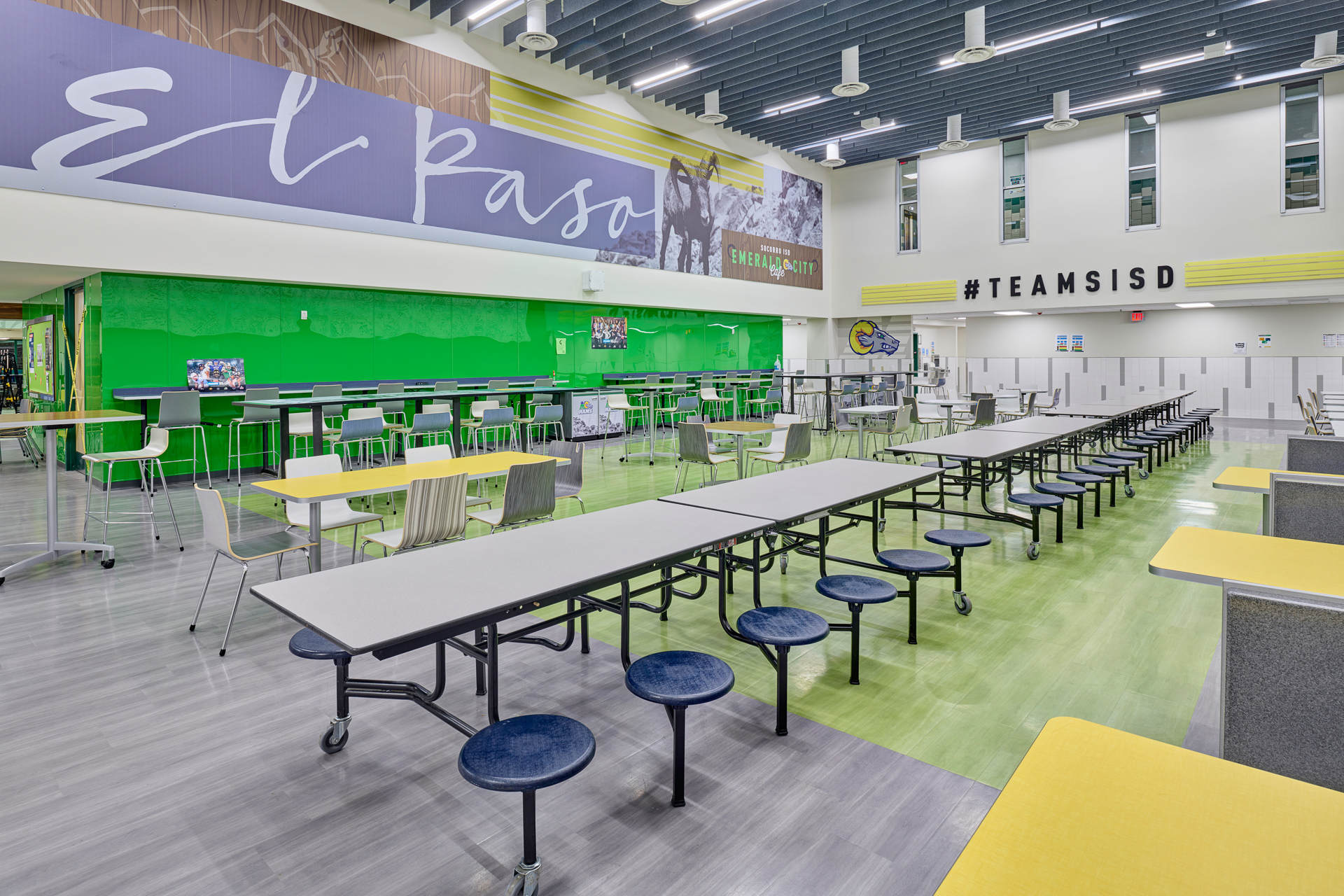 Interior Architectural Photography of Montwood High School in El Paso, Texas