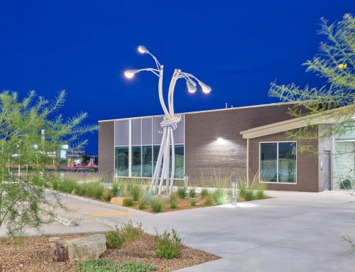 Public Art Photography of Luminous Bound at Sun Metro Eastside Terminal