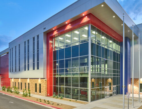 Architectural Photography of Bel Air High School in El Paso Texas