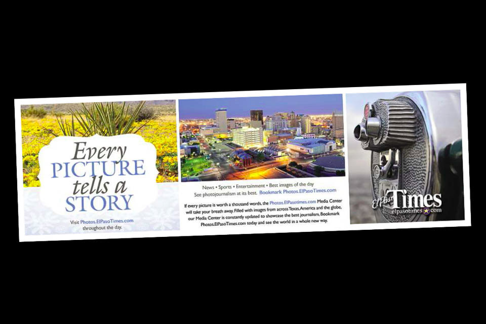 Stock Photography used in El Paso Times Ad