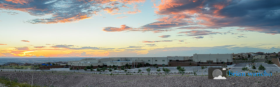 exterior panoramic dusk