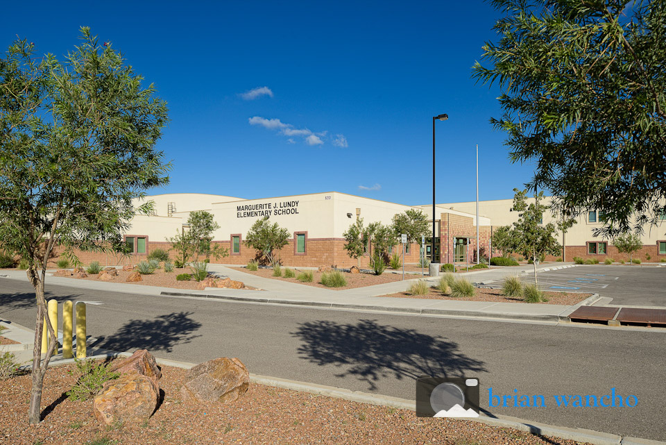 Daytime exterior - Lundy School