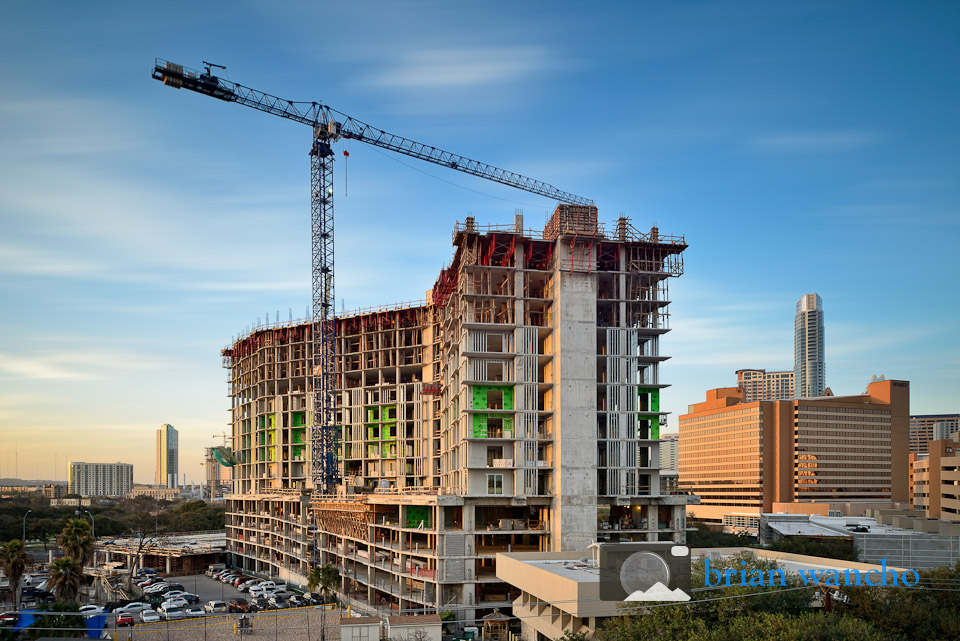 Construction Photography Long Exposure