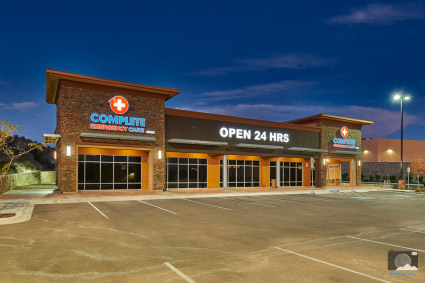 Architectural Photography of Complete Emergency Care in El Paso