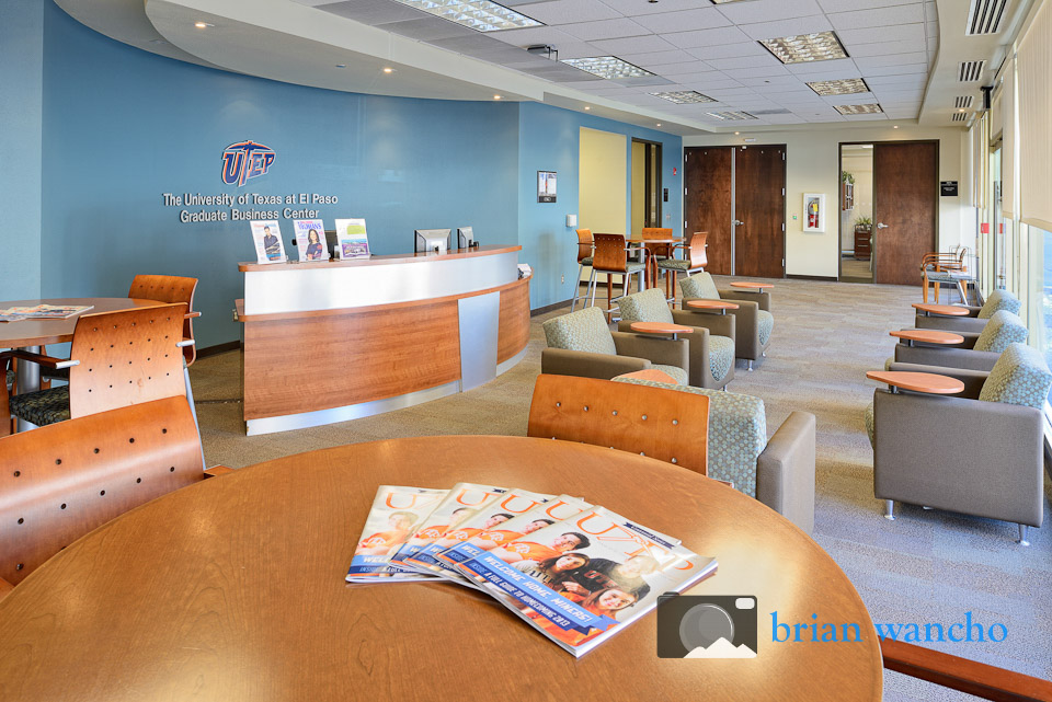 Interior photographer - UTEP Graduate Business Center