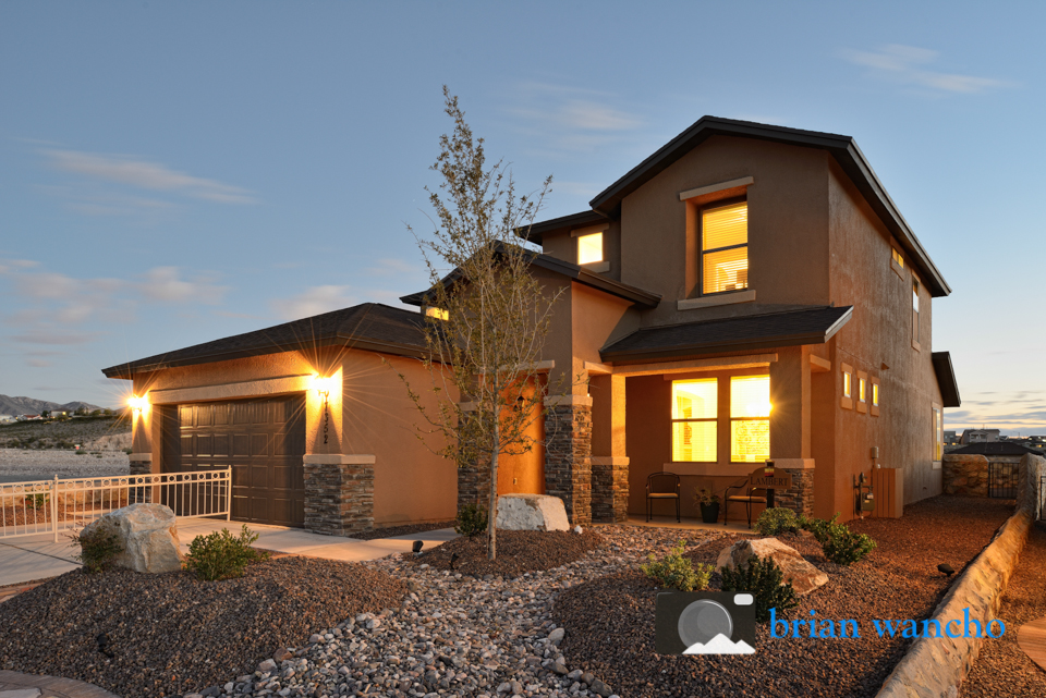 Dusk exterior real estate photography