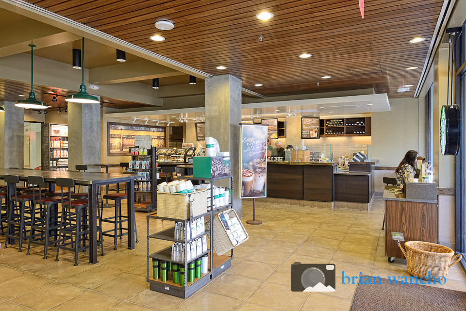 Architectural Photographer in El Paso Starbucks Store in Downtown El