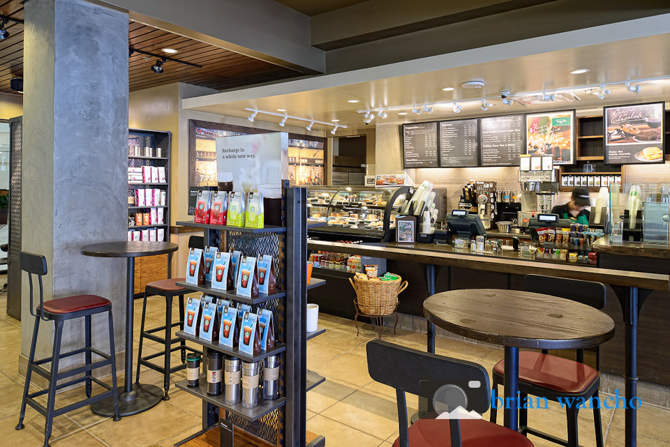 Architectural Photographer in El Paso Starbucks Store in Downtown El