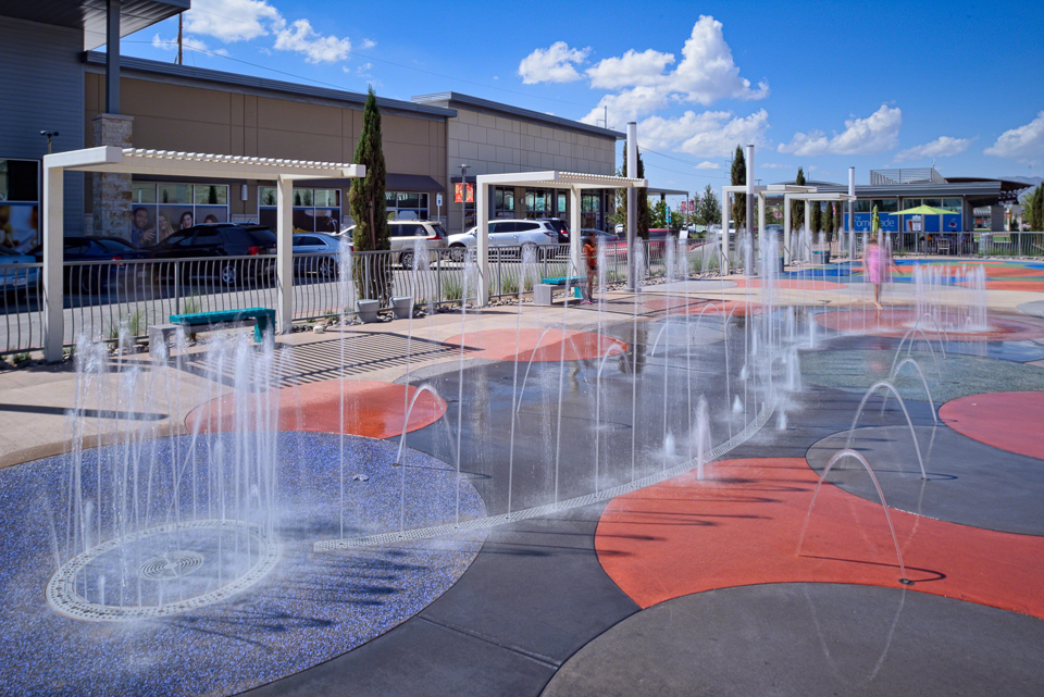 The Splashpad at The Fountains at Farah