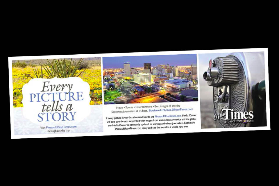 Stock Photography used in El Paso Times Ad