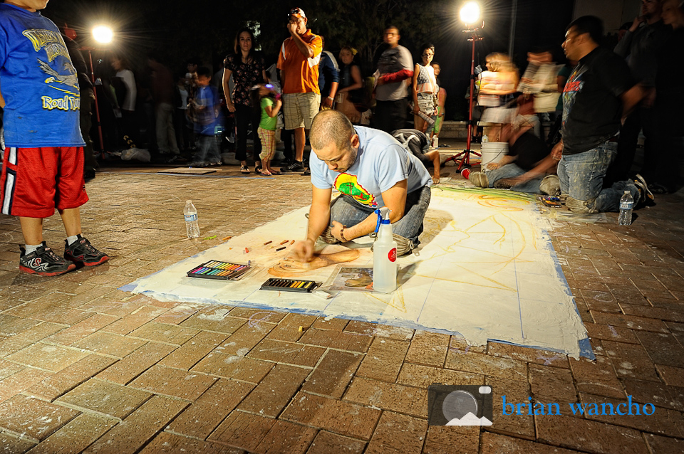 El Paso Photographer - Chalk Artists at Chalk the Block