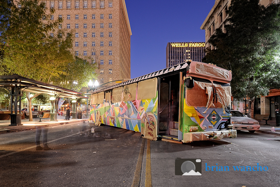 Editorial Photographer in El Paso - Sun Metro Art Bus