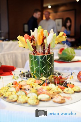 Fruit sculpture - food photography in El Paso