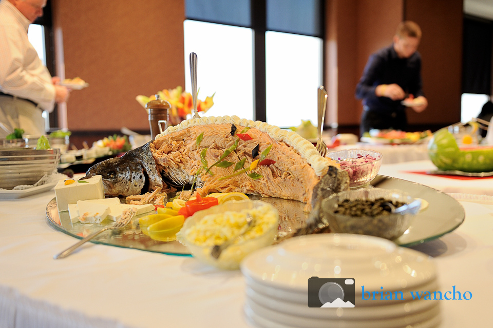 Food photographer - Delicious chilled salmon.