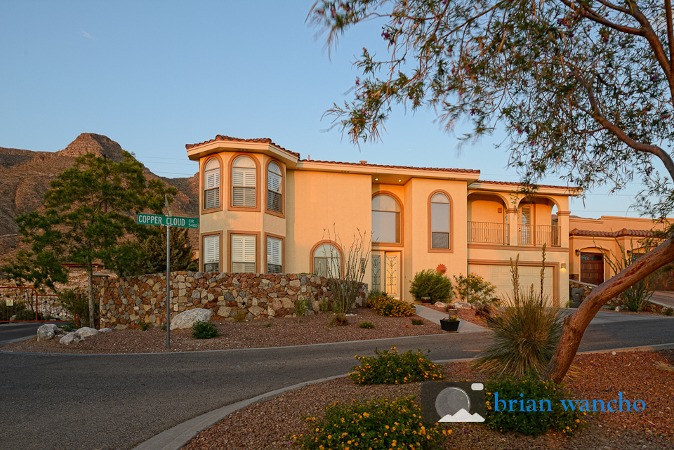 Dusk real estate photographer in el paso