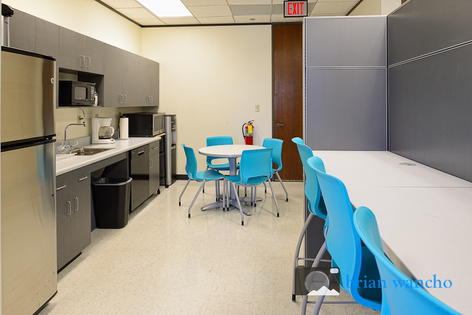 Break room at the United Way office in El Paso