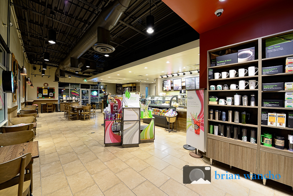 Interior photography in El Paso at Starbucks