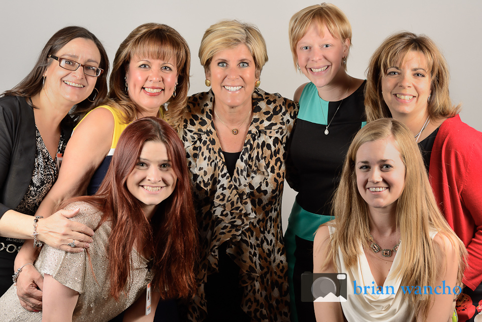 YWCA Staff with Suze Orman at the 2013 Women's Luncheon